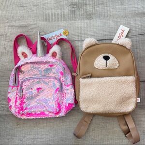 Cat & Jack Pink and Silver Unicorn Sequin Bag